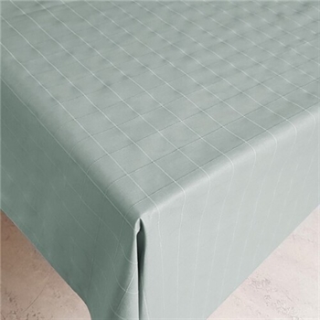 Textildug Squares Grøn Acryl belagt B-140 cm